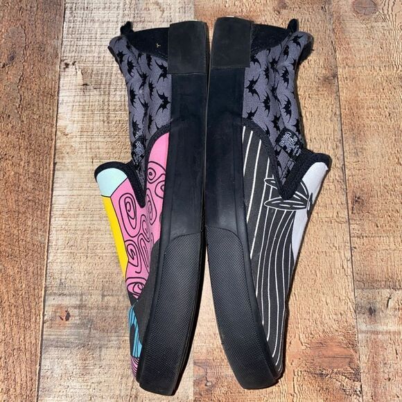 Disney Tim Burton's Nightmare Before Christmas Fun Mens Canvas Shoes 11.5 - Picture 4 of 12